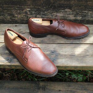 Vintage Dack's Brown Prairie Oxhide Leather Derby, Men's 12 F, Made in Canada